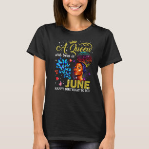 Camiseta Rainhas São Nasceres Em Junho, Namorada, Aniversár