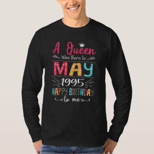Camiseta Rainhas São Nasceres No 27º Aniversário De Maio De