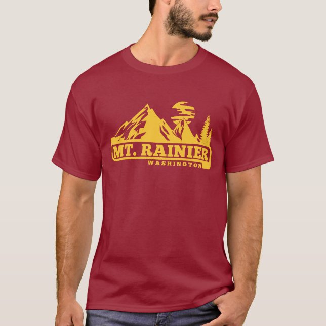 Camiseta Rainier Mountain (Frente)