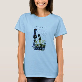 Camiseta Rainy Days Are the Best Days Cute Umbrella Art