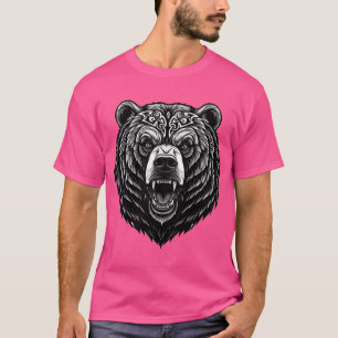 Camiseta Raio Antigo: Urso Celta - Estilo Indomado para Voc