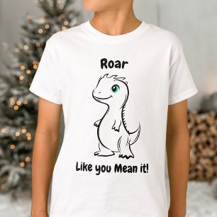 Camiseta Raio Como Você Quer Dizer Dinossauro De Ti - Dinos