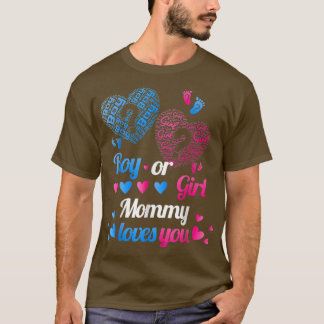 Camiseta Raio De Gênero Ou Mãe Garota, Mamães Te Ama