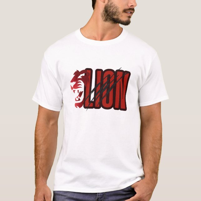 Camiseta Raio de Leão: Design de Vintage (Frente)