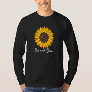 Camiseta Raio De Sol E Flor Brilhante Da Vida Mandala