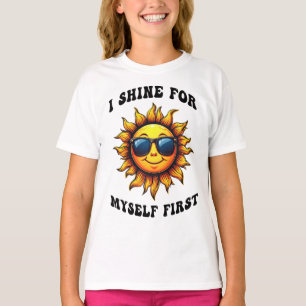 Camiseta Raio De Sol Sarcástico - Eu Brigo Para Mim Mesmo
