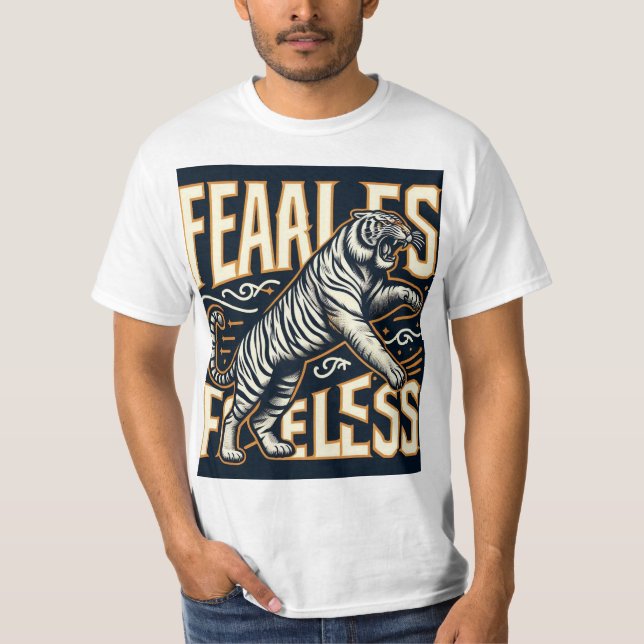Camiseta Raio de Tigre Sem Cubo (Frente)