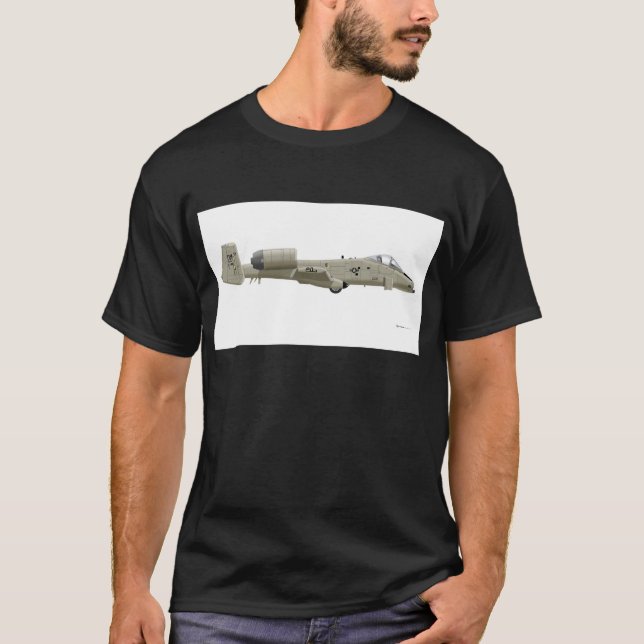 Camiseta Raio II da república A-10 de Fairchild (Frente)