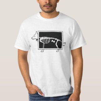 Camiseta Raio-X do cão