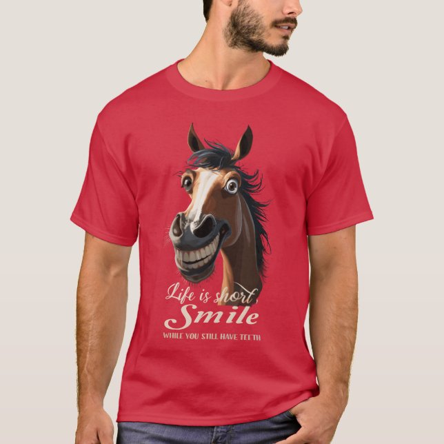 Camiseta Raios de Cavalo e Showseth com a família de ferrad (Frente)