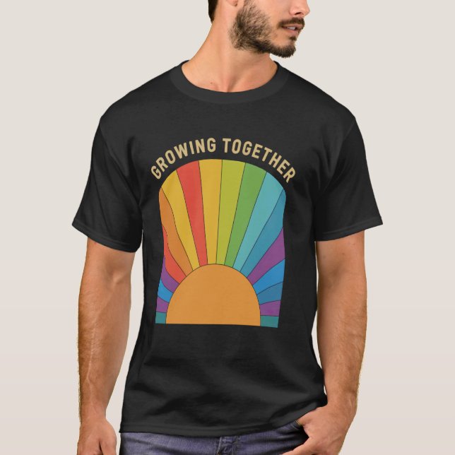 Camiseta Raios de Sol Vibrantes Com Frase Motivacional (Frente)