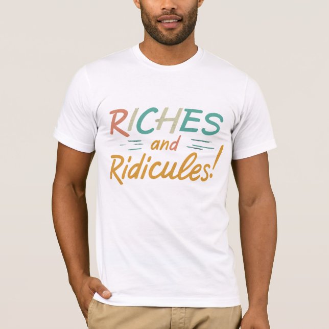 Camiseta Raios e Ridiculos (Frente)