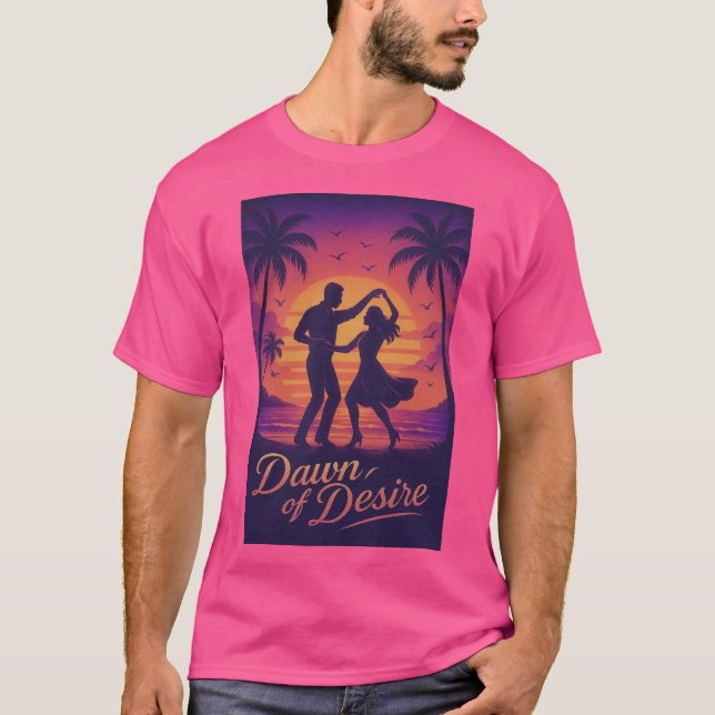 Camiseta Raios românticos com Dançarinos (Frente)