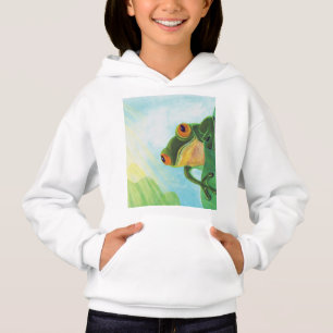 Camiseta Raios solares de captura de Sapo verde