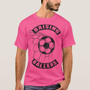 Camiseta Raising Ballers Mãe Pai Pais Mãe F