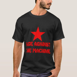 Camiseta raiva contra a máquina