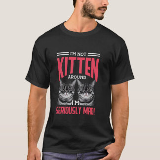 Camiseta Raiva de Gato me consome Humor Meme