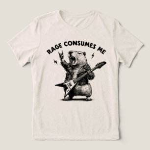 Camiseta Raiva Me Consome Capivara Rock On