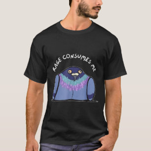 Camiseta Raiva Me Consome Meme Geon Engraçado Desenhado à M