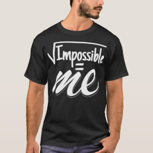 Camiseta Raiz Da Matemática Da Tartaruga Colorido Impossíve