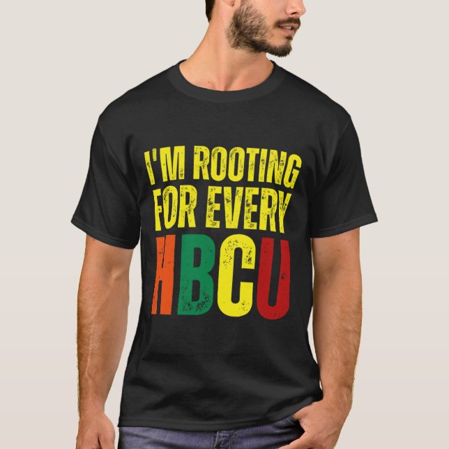 Camiseta Raiz Para Cada Gradu Da Faculdade De História Negr (Frente)