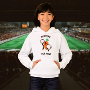 Camiseta Raiz Para Você - Carrot Cheerleader Kids Hoodie