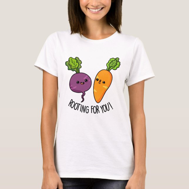 Camiseta Raiz Para Você Engraçado Veggie Pun (Frente)