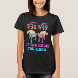 Camiseta Raiz Quadrada 36 49 Se Você Sabe Você Sabe 67 Sorv