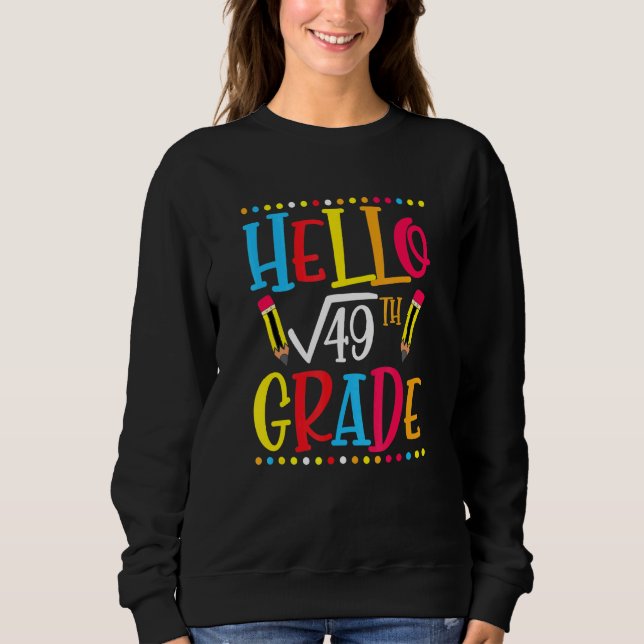 Camiseta Raiz Quadrada 7 De 49 Estudantes De Professores De (Frente)