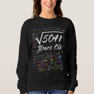 Camiseta Raiz Quadrada De 5041 71ruas De Aniversário De 71