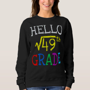 Camiseta Raiz Quadrada De 7 Grau De 49 Primeiro Dia De Volt