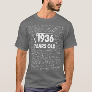 Camiseta Raiz Quadrada de Matate de 1936, 44, Aniversário,