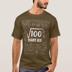 Camiseta Raiz Quadrada de Matemática de 10010º Aniversário