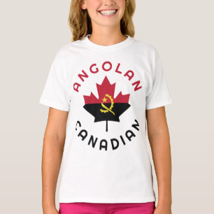 Camiseta Raízes angolanas canadenses