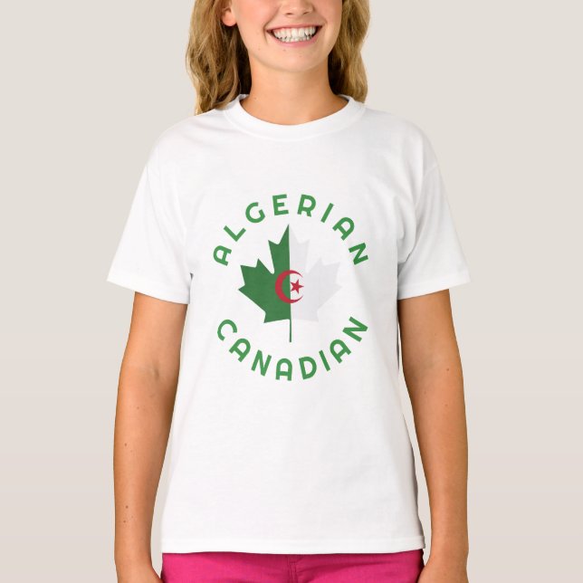 Camiseta Raízes Argelinas Canadenses (Frente)