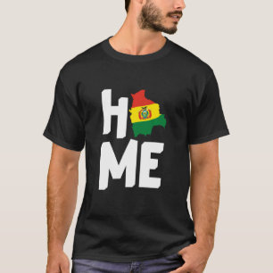 Camiseta Raízes Bolivianas de Lar Mapeiam Bolívia Amantes D