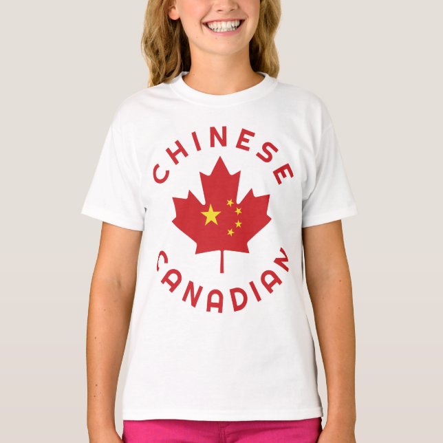 Camiseta Raízes Chinesas Canadenses (Frente)