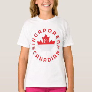 Camiseta Raízes cingapurianas canadenses