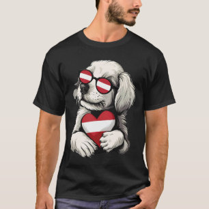 Camiseta Raízes da Áustria Bandeira Austríaca