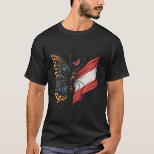 Camiseta Raízes da Áustria Bandeira Austríaca 3