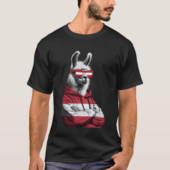 Camiseta Raízes da Áustria Bandeira Austríaca 4 (Frente)