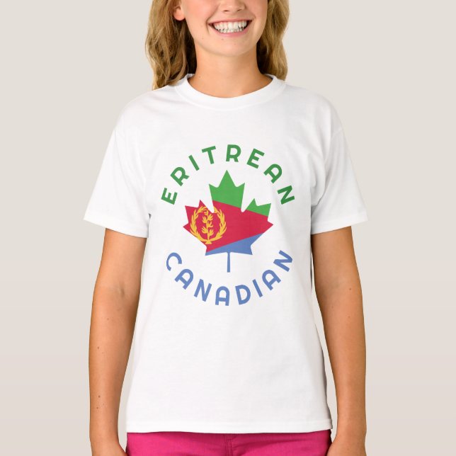 Camiseta Raízes da Eritreia Canadense (Frente)