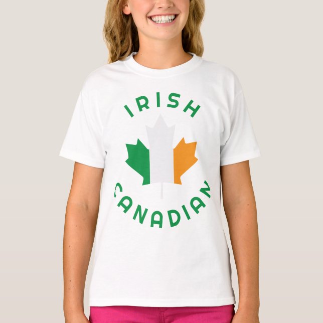 Camiseta Raízes da Irlanda do Canadá (Frente)