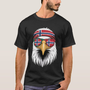 Camiseta Raízes da Noruega Bandeira Norueguesa Norge 14