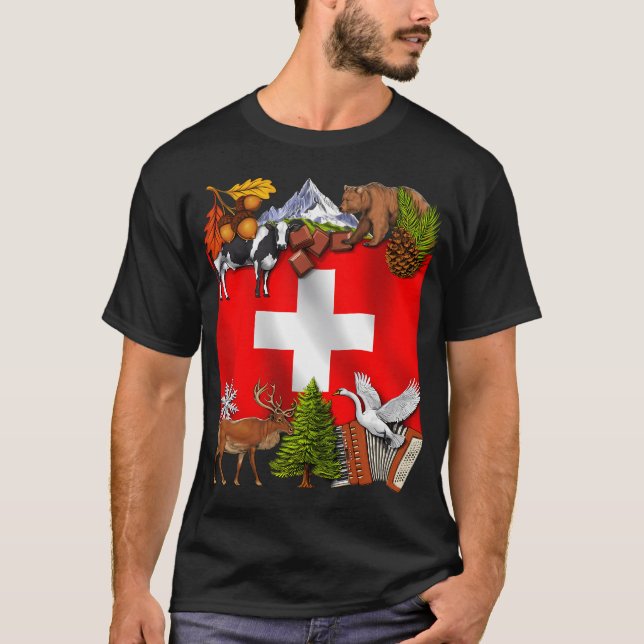 Camiseta Raízes da Suíça (Frente)