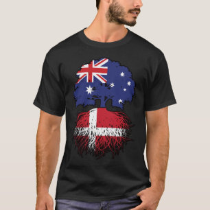 Camiseta Raízes de Árvore Australianas Dinamarquesa