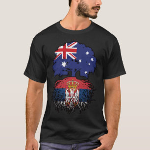Camiseta Raízes de Árvore da Austrália Australiana Sérvia