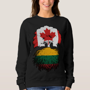 Camiseta Raízes de Árvore do Canadá lituano