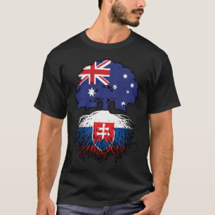 Camiseta Raízes de Árvores da Austrália Eslovaca e Australi