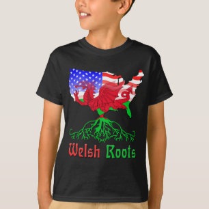 Camiseta Raizes de Galês do americano